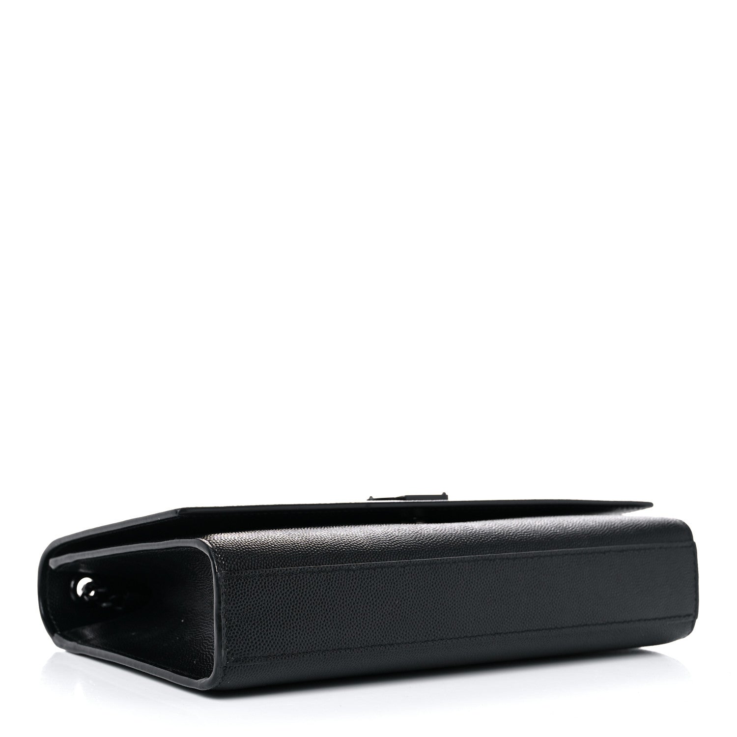 Saint Laurent Grain De Poudre Medium Classic Monogram Kate Satchel Black 4 of 9