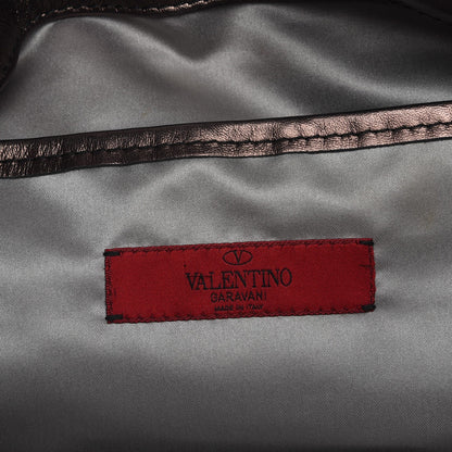 Valentino Garavani Metallic Nappa Floral Tote 7 of 10