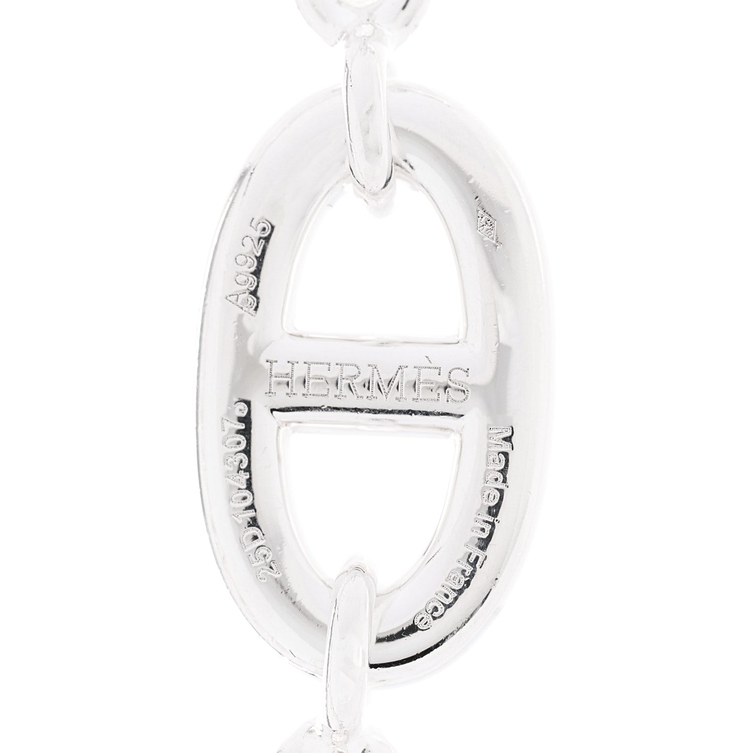 Hermes Sterling Silver Farandole Necklace 120 5 of 6