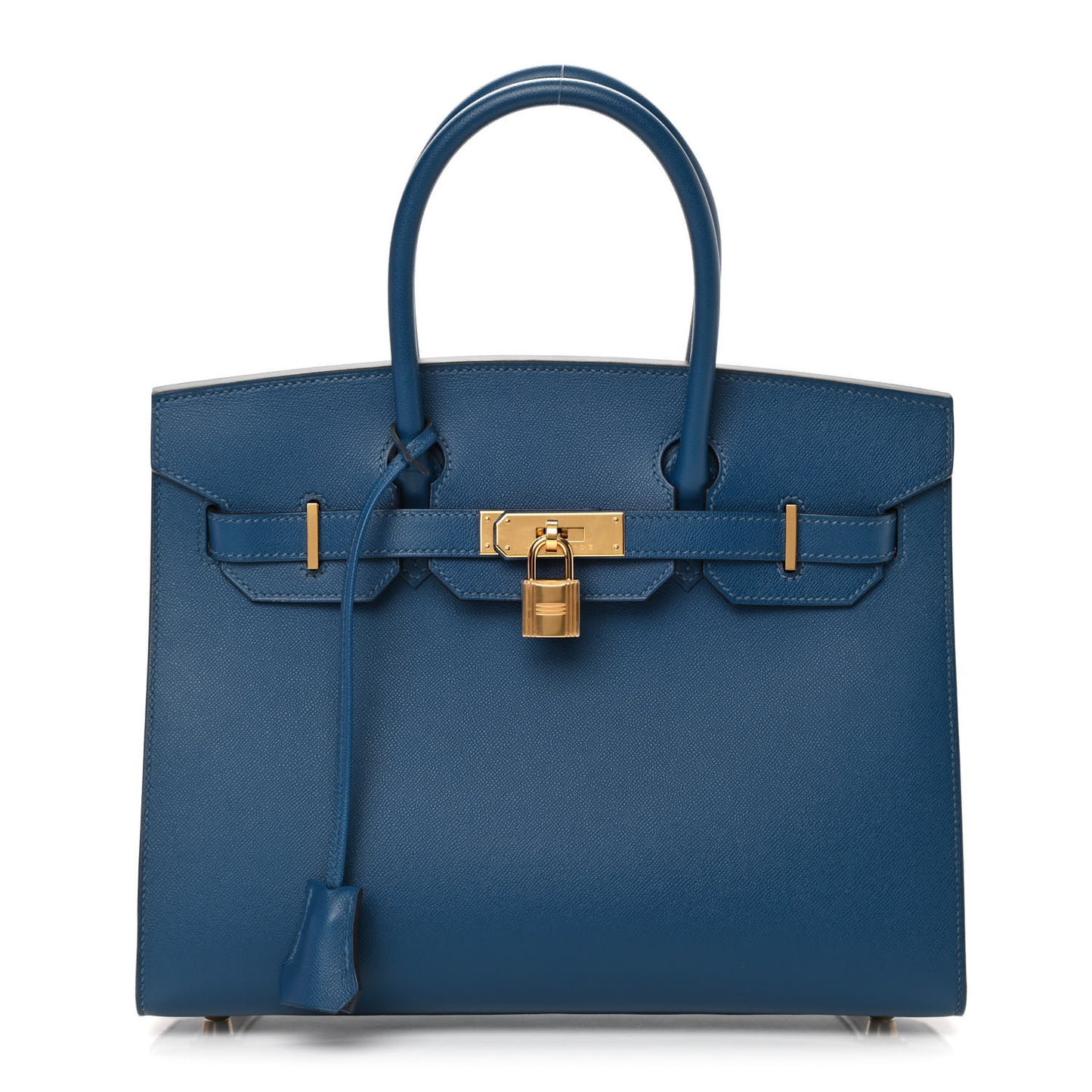 Madame Calfskin Birkin Sellier 30 Deep Blue