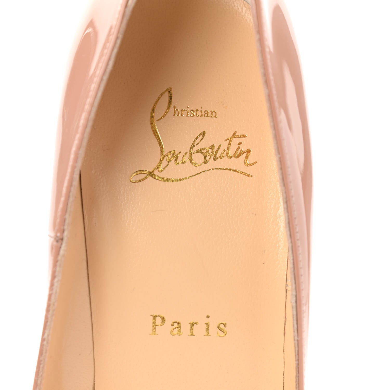 Christian Louboutin Patent So Kate 120 Pumps 38 Nude 9 of 11
