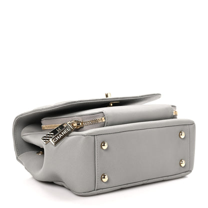 Chanel Caviar Quilted Medium Business Affinity Flap Grey 4 of 10