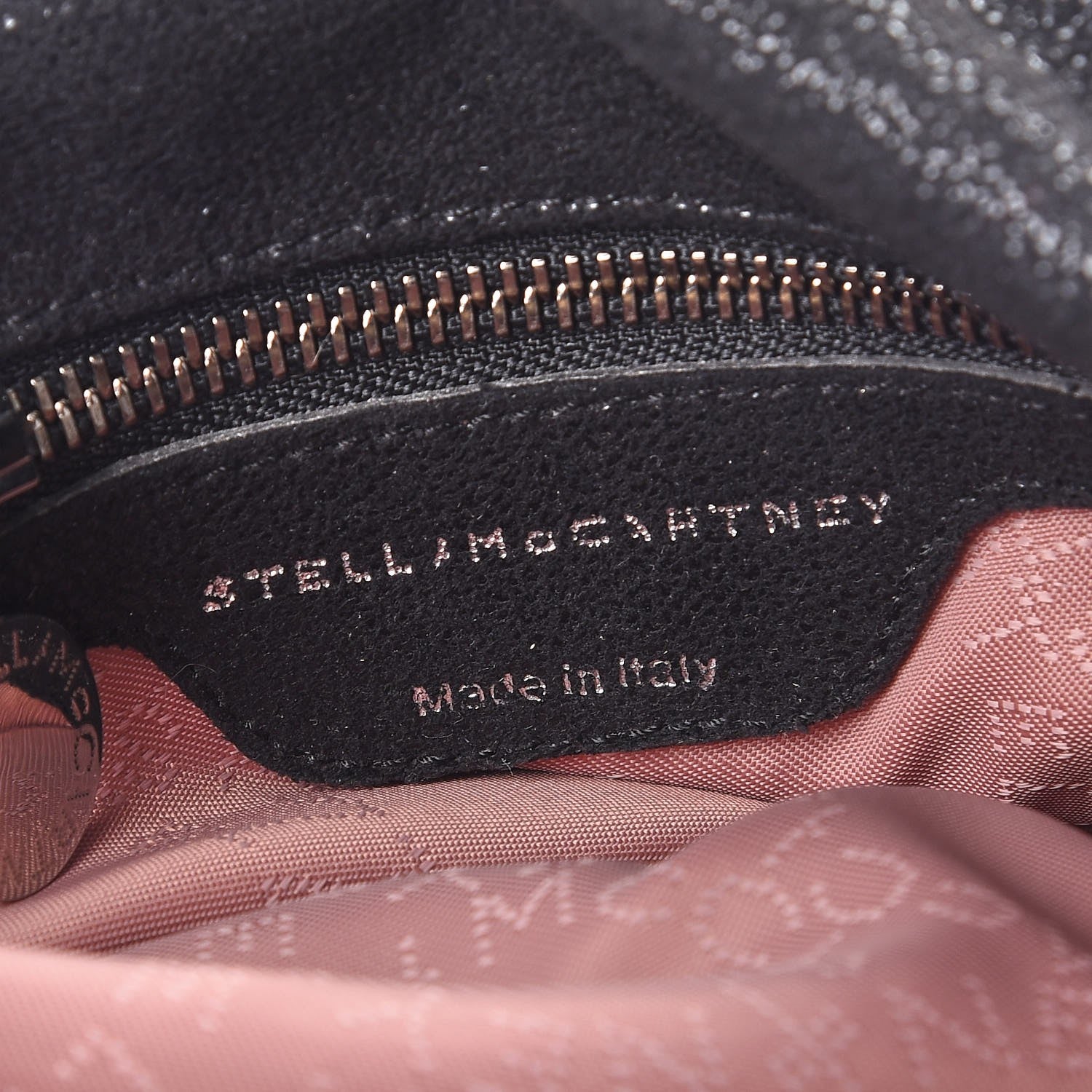 Stella McCartney Shaggy Deer Falabella Fold Over Tote Black 6 of 8