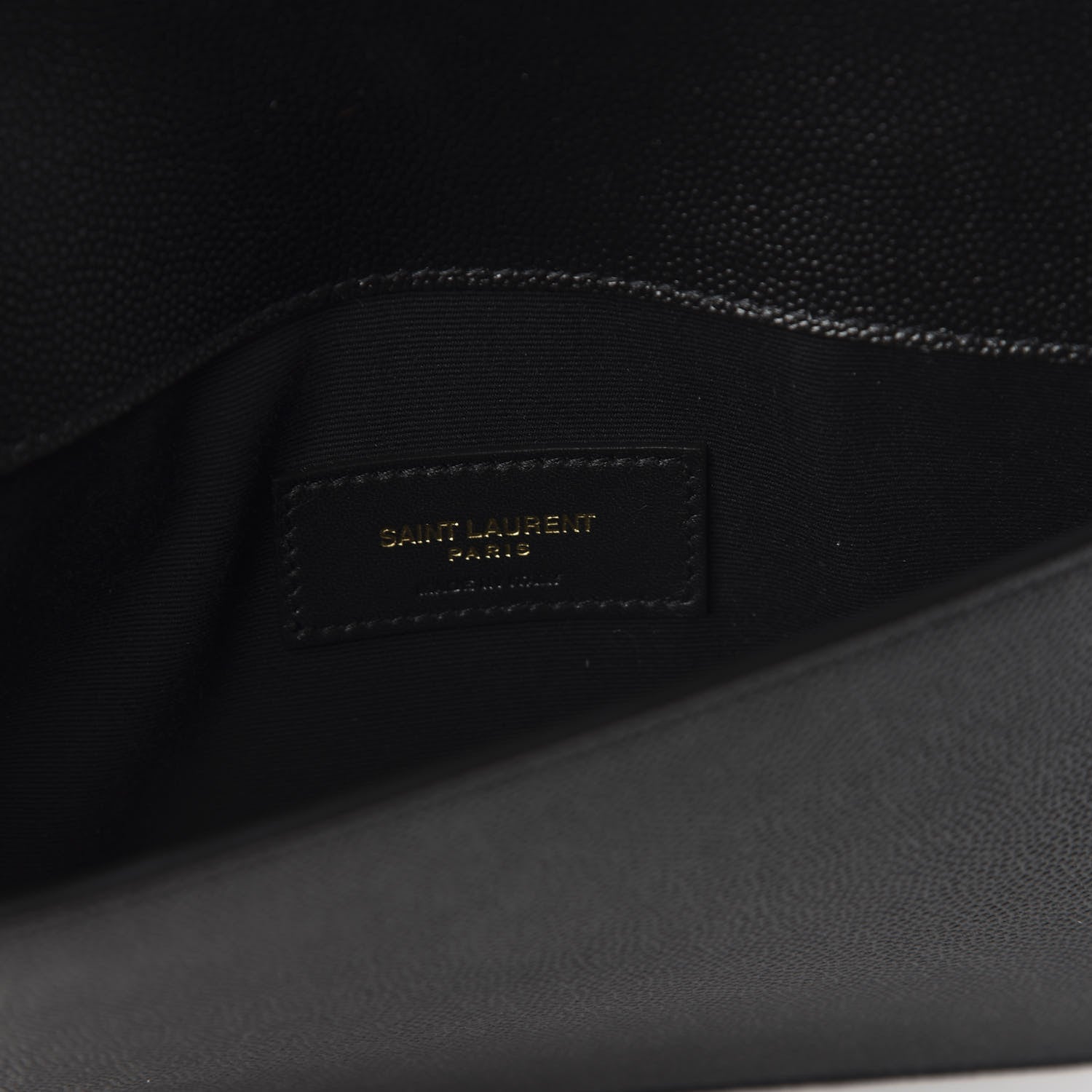 Saint Laurent Grain De Poudre Uptown Pouch Black 8 of 10