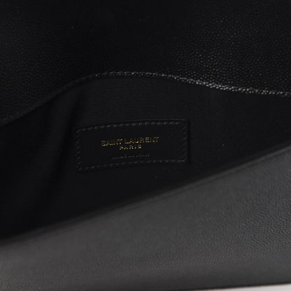 Saint Laurent Grain De Poudre Uptown Pouch Black 8 of 10
