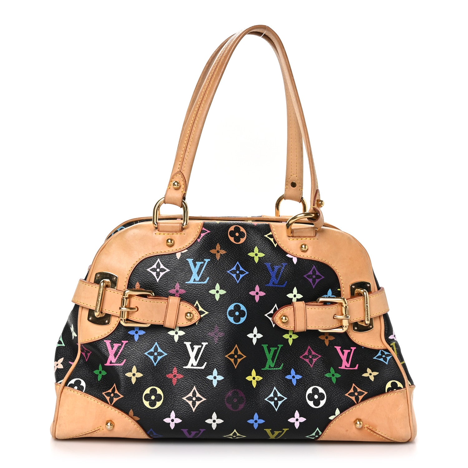 Louis Vuitton Monogram Multicolor Claudia Black 1 of 12