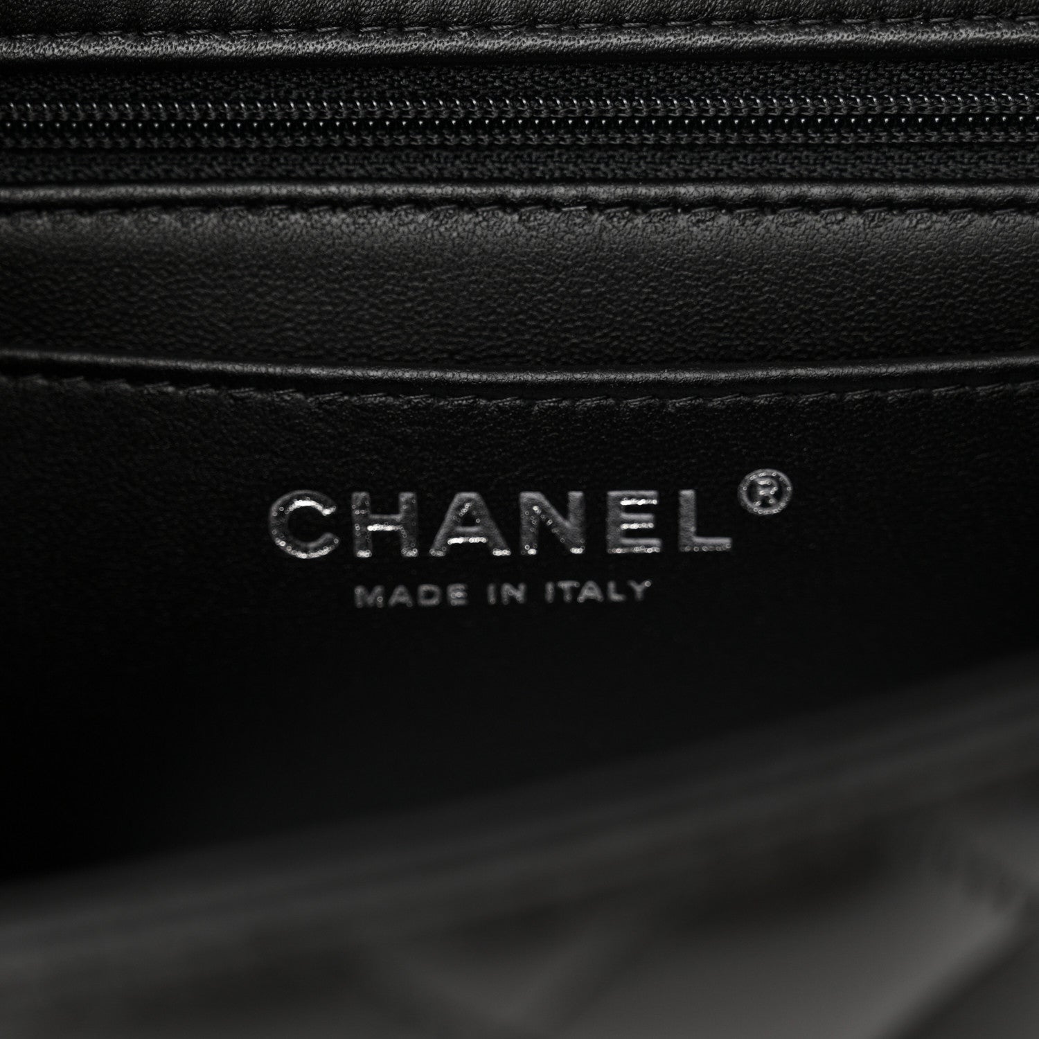 Chanel Lambskin Quilted Mini Top Handle Rectangular Flap So Black 6 of 10