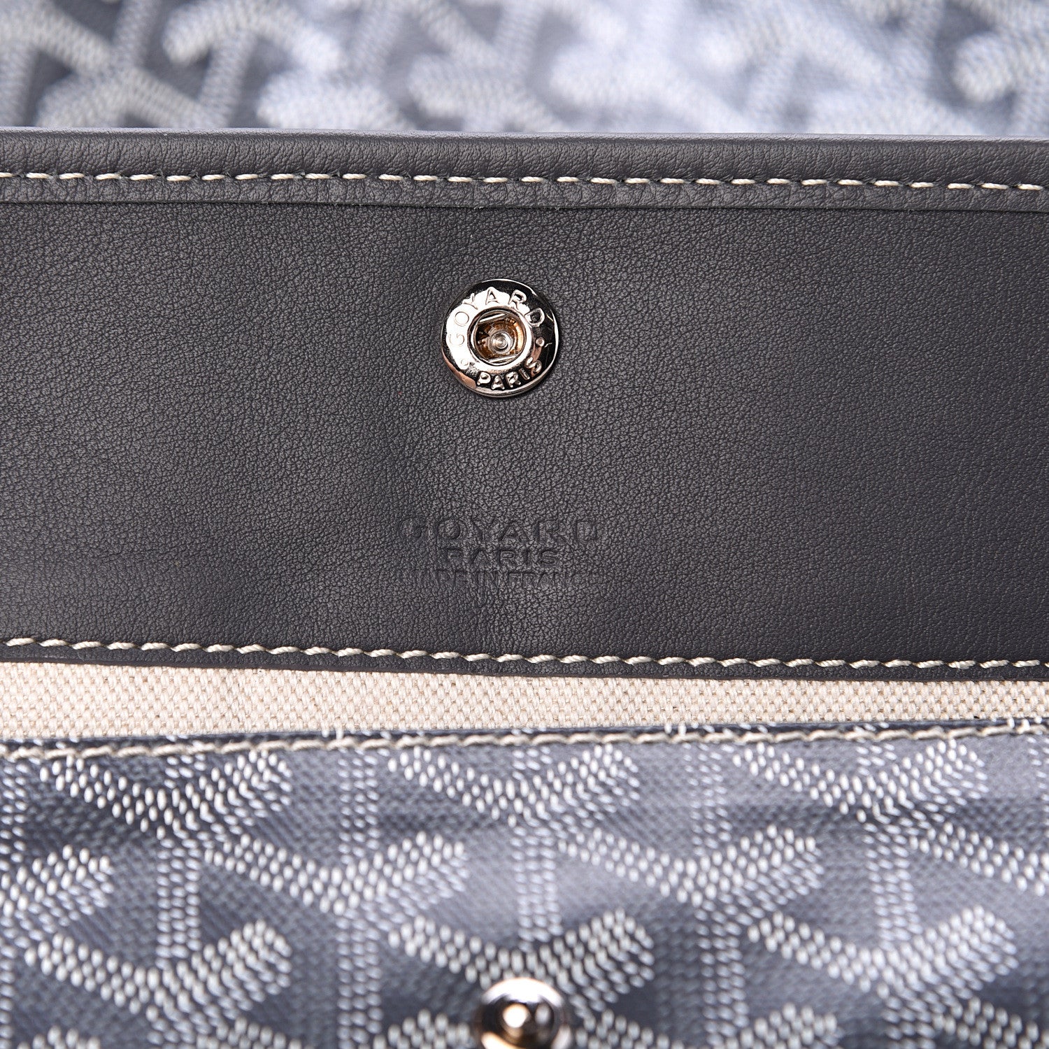 Goyard Goyardine Saint Louis GM Grey 6 of 12