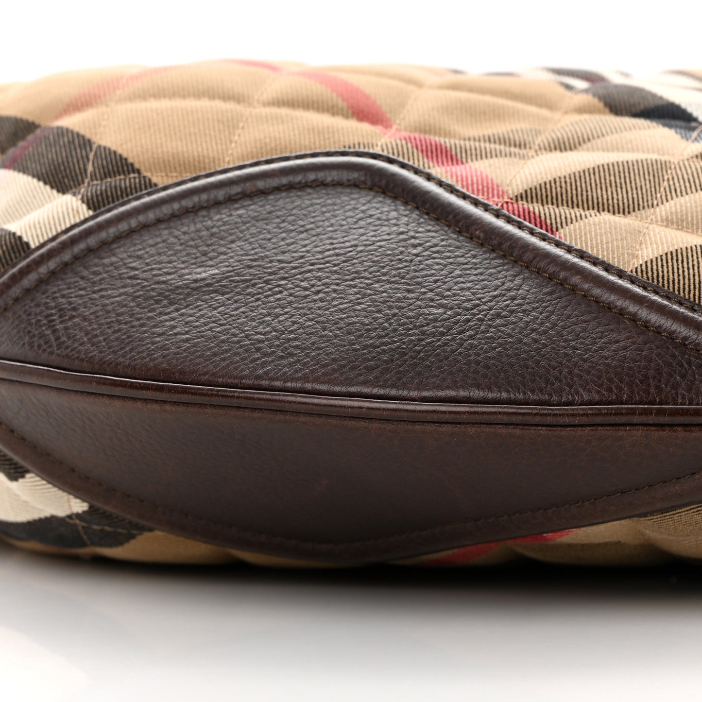 House Check Quilted Hoxton Hobo Brown