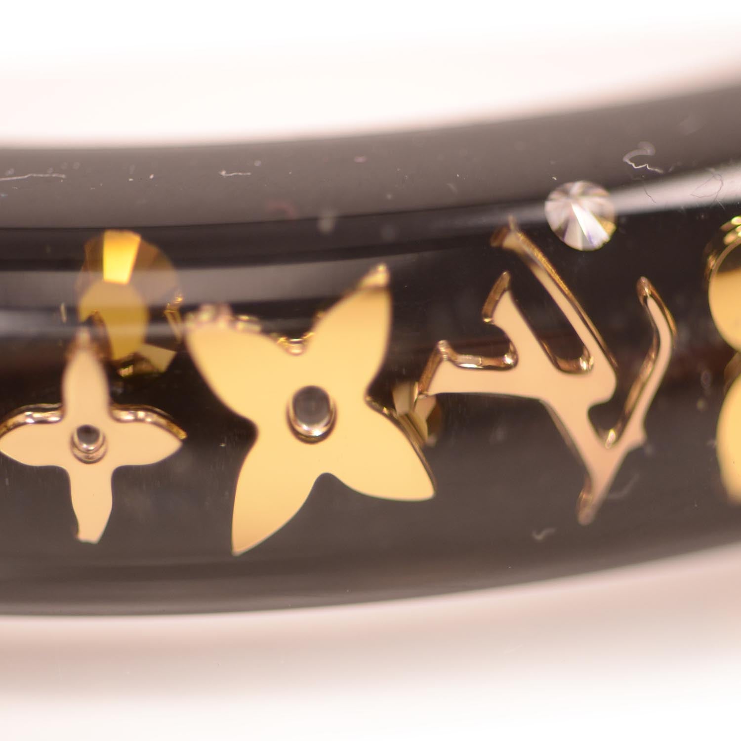 Louis Vuitton Inclusion Bracelet Medium Black 4 of 4