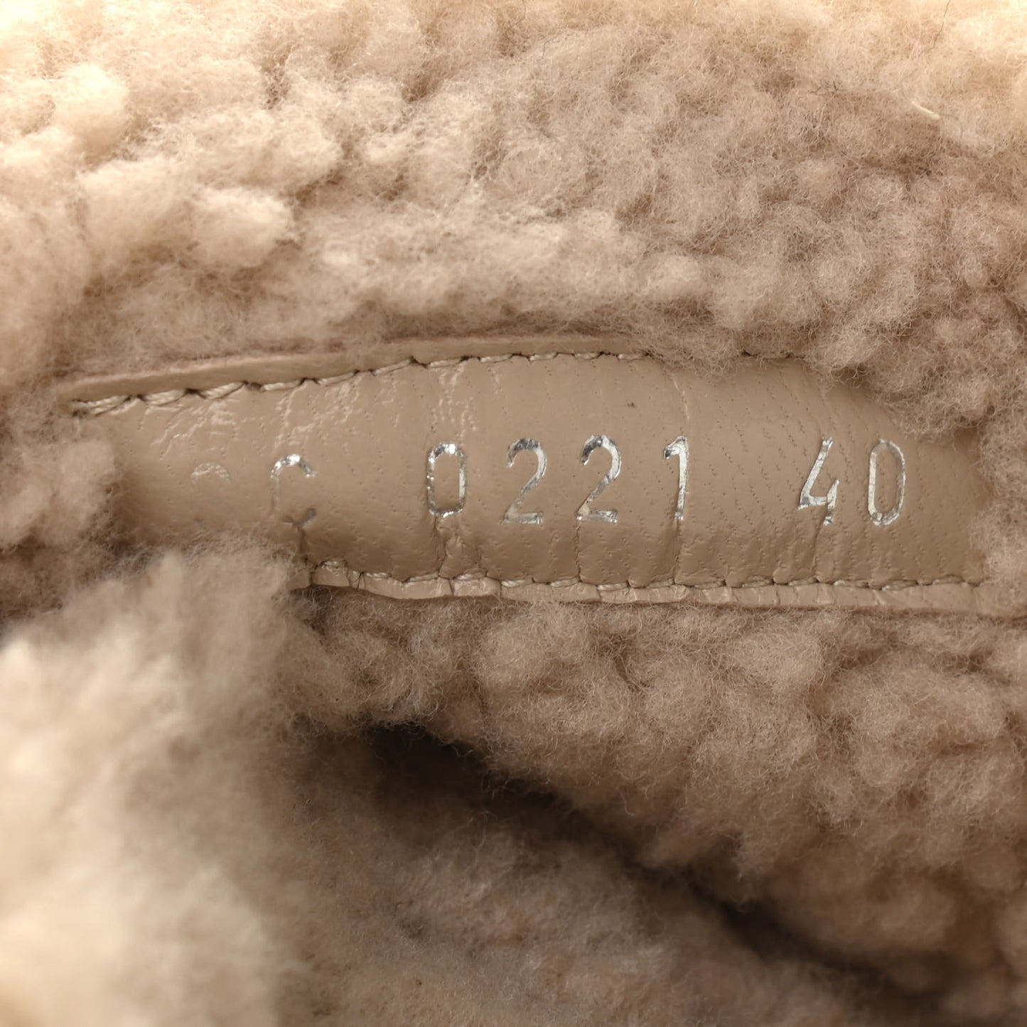 Shearling Paseo Flat Comfort Mule 40 Beige