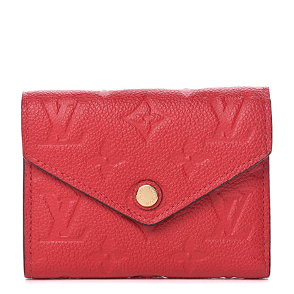 Louis Vuitton Empreinte Victorine Wallet Scarlet 1 of 8