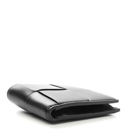 Bottega Veneta Nappa Maxi Intrecciato Card Holder Wallet Black 4 of 7