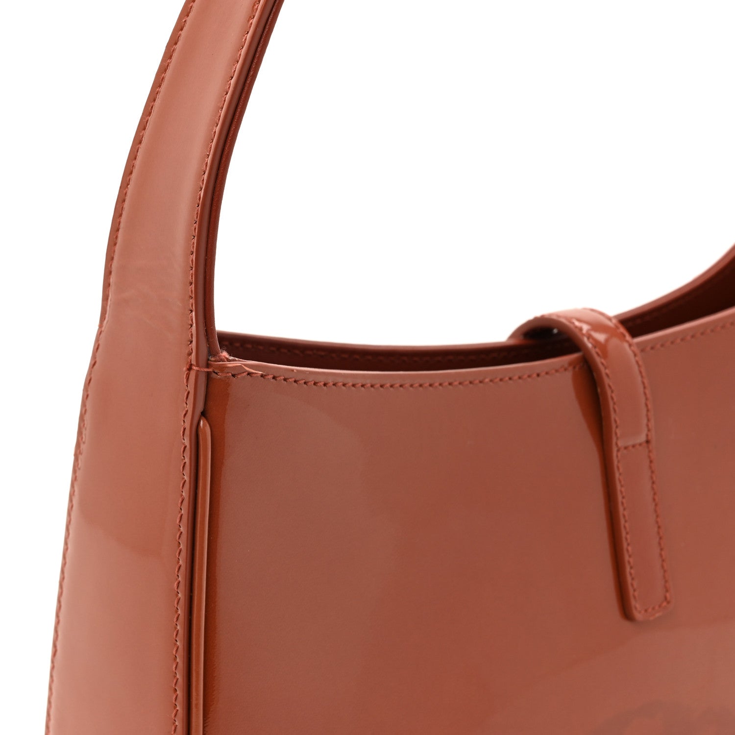 Saint Laurent Patent Le 5 A 7 Hobo Mild Rose 12 of 13