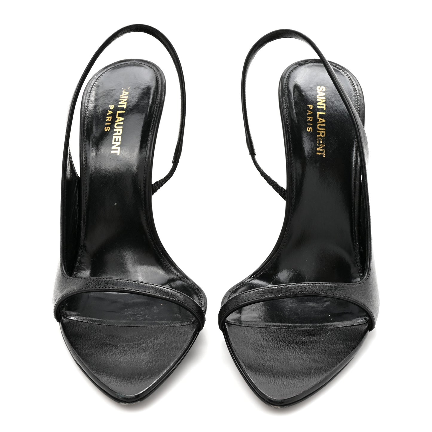 Calfskin Gippy 110mm Sandals  40 Black
