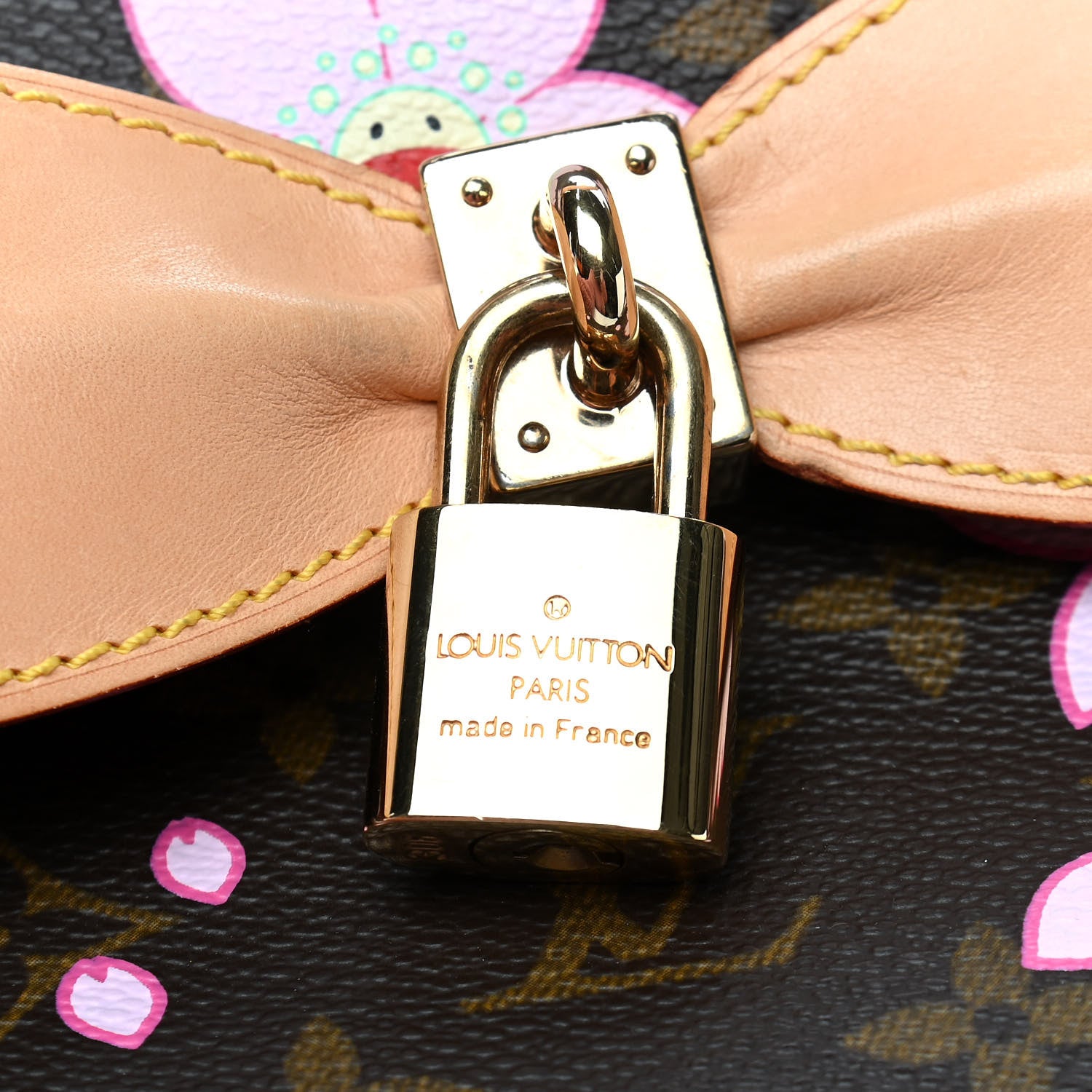 Louis Vuitton Monogram Cherry Blossom Sac Retro Bag Brown 7 of 10