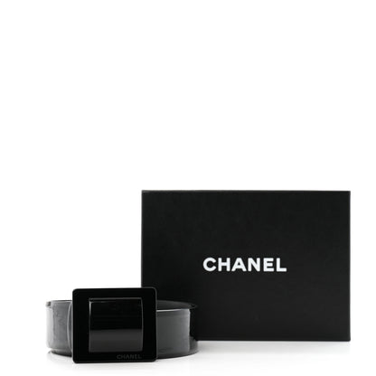 Chanel Patent Calfskin Belt 105 42 Black 9 of 9