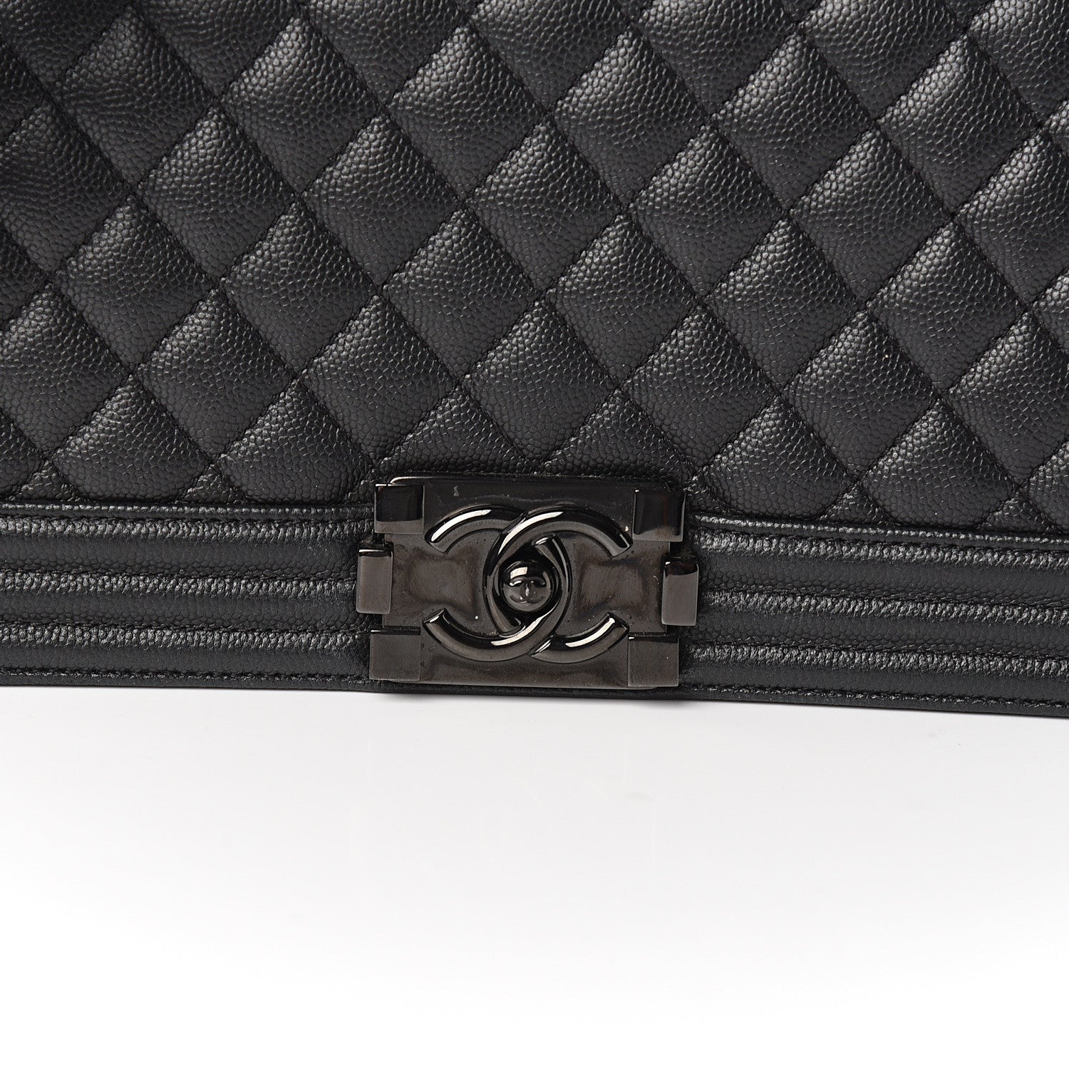 Chanel Caviar Quilted Medium Boy Flap So Black 7 of 15
