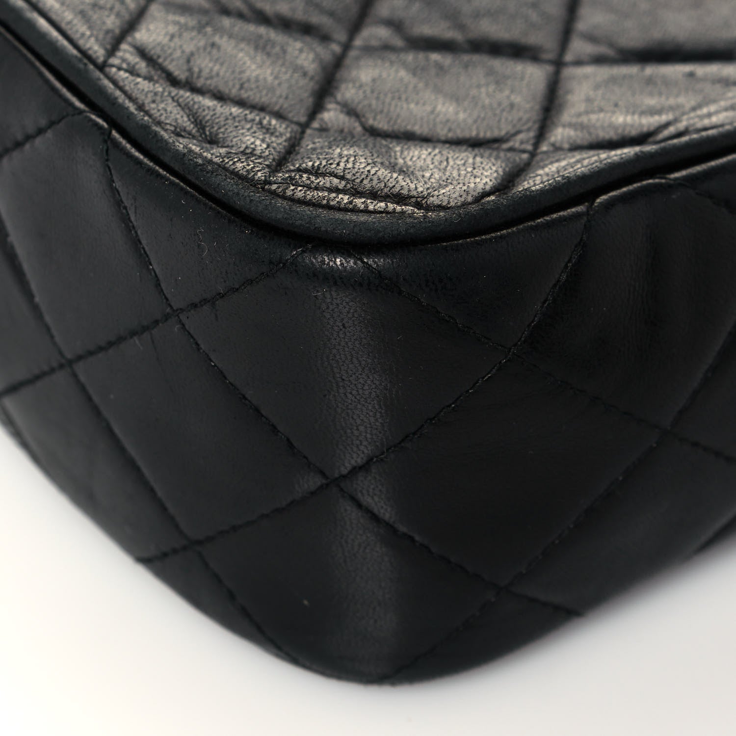 Chanel Lambskin Quilted Tassel Camera Case Black 12 of 18
