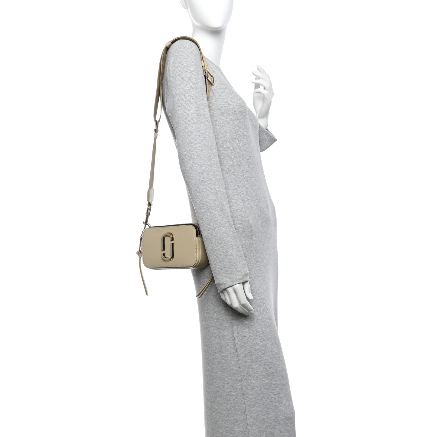 Saffiano Small Snapshot Camera Bag Khaki