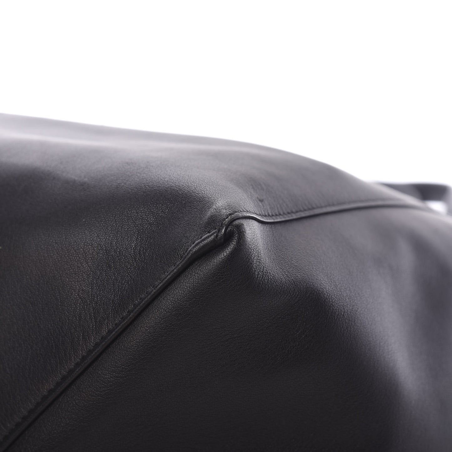 Lambskin Horizontal Cabas Black