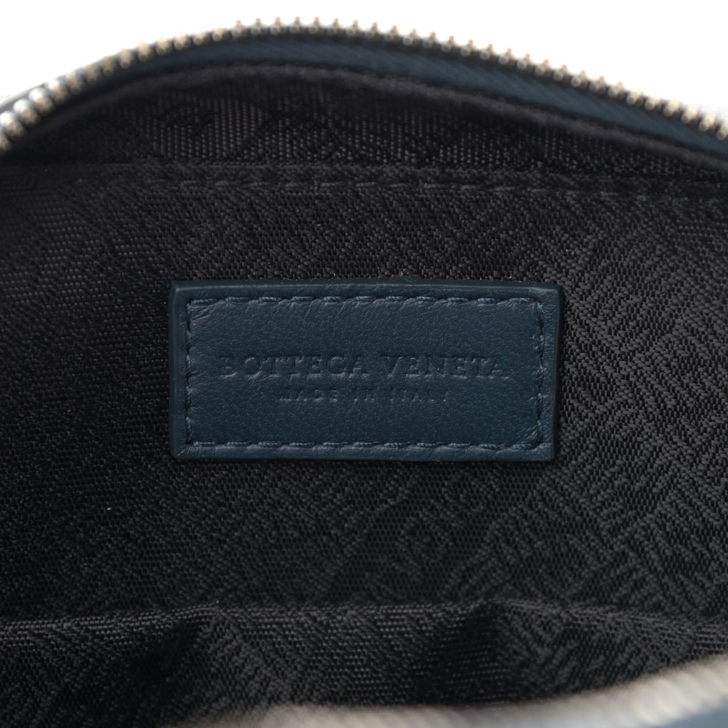 Nappa Intrecciato Crossbody Bag Celeste