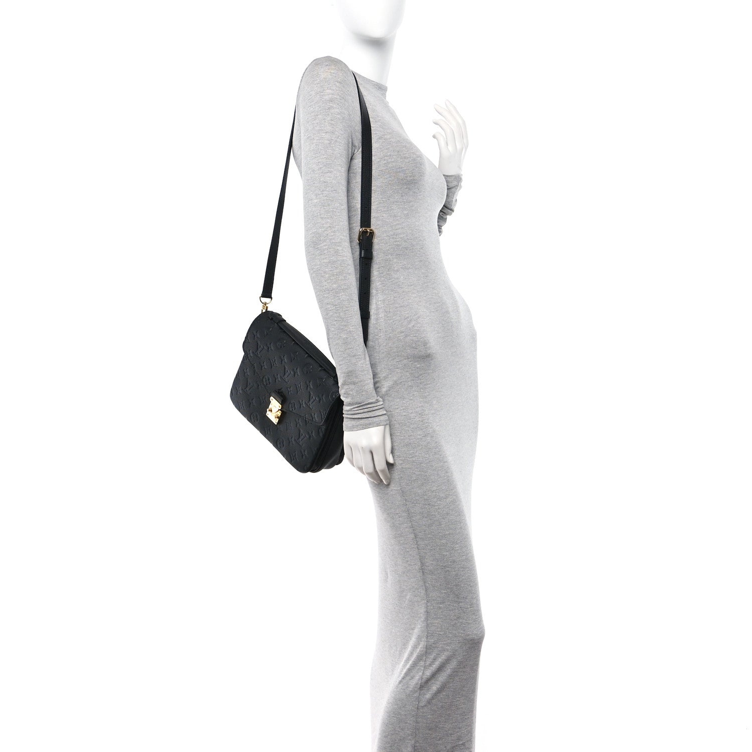 Louis Vuitton Empreinte Pochette Metis Black 2 of 12