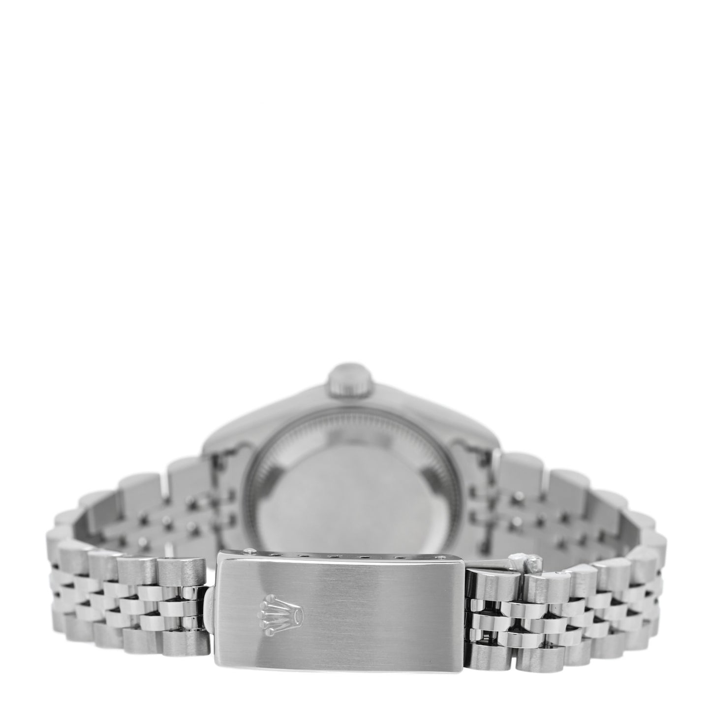 Stainless Steel 18K White Gold 26mm Oyster Perpetual Datejust Watch Blue Roman 79174