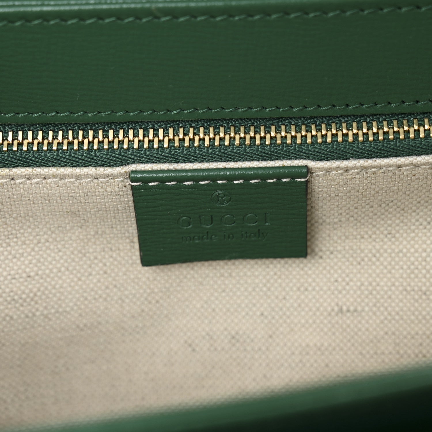 Gucci Azalea Calfskin Horsebit 1955 Shoulder Bag New Shamarock Emerald 6 of 13