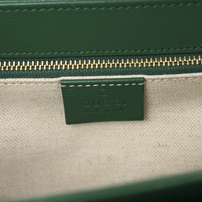 Gucci Azalea Calfskin Horsebit 1955 Shoulder Bag New Shamarock Emerald 6 of 13