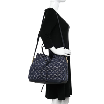 Louis Vuitton Denim Noefull MM Grand Blue 2 of 11