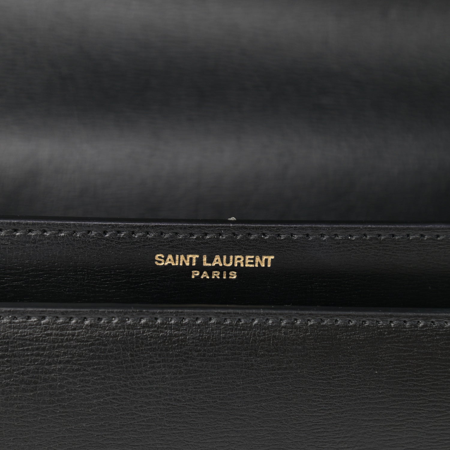 Saint Laurent Smooth Calfskin Medium Monogram Sunset Satchel Black 7 of 11