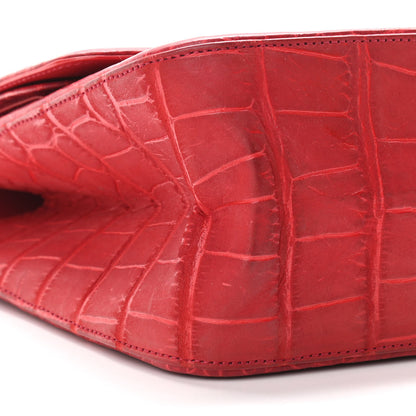 Chanel Crocodile 2.55 Reissue 227 Flap Red 9 of 12