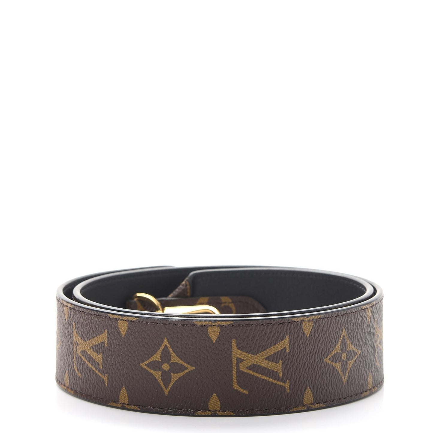 Monogram Bandouliere Shoulder Strap Black