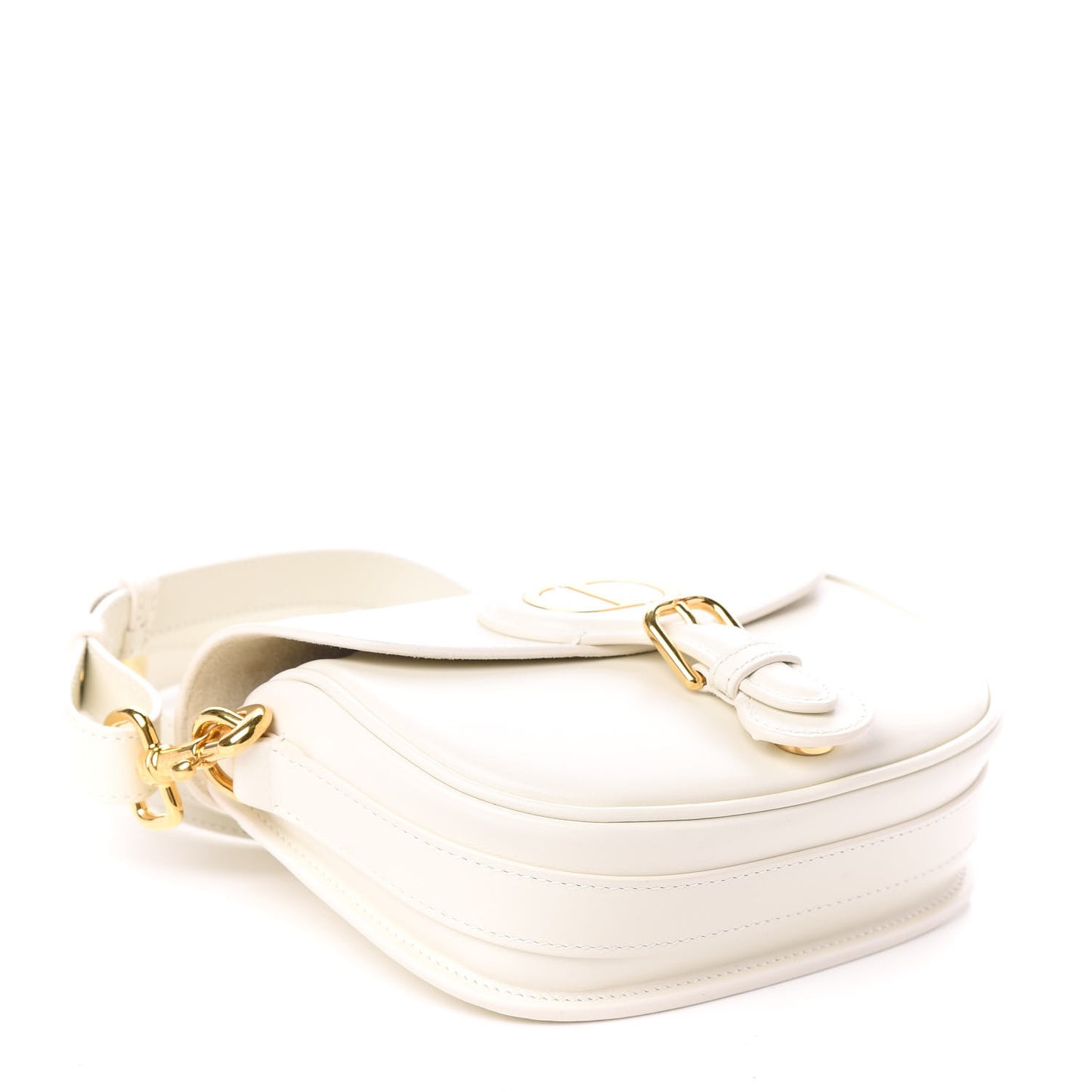 Box Calfskin Small Bobby Bag White