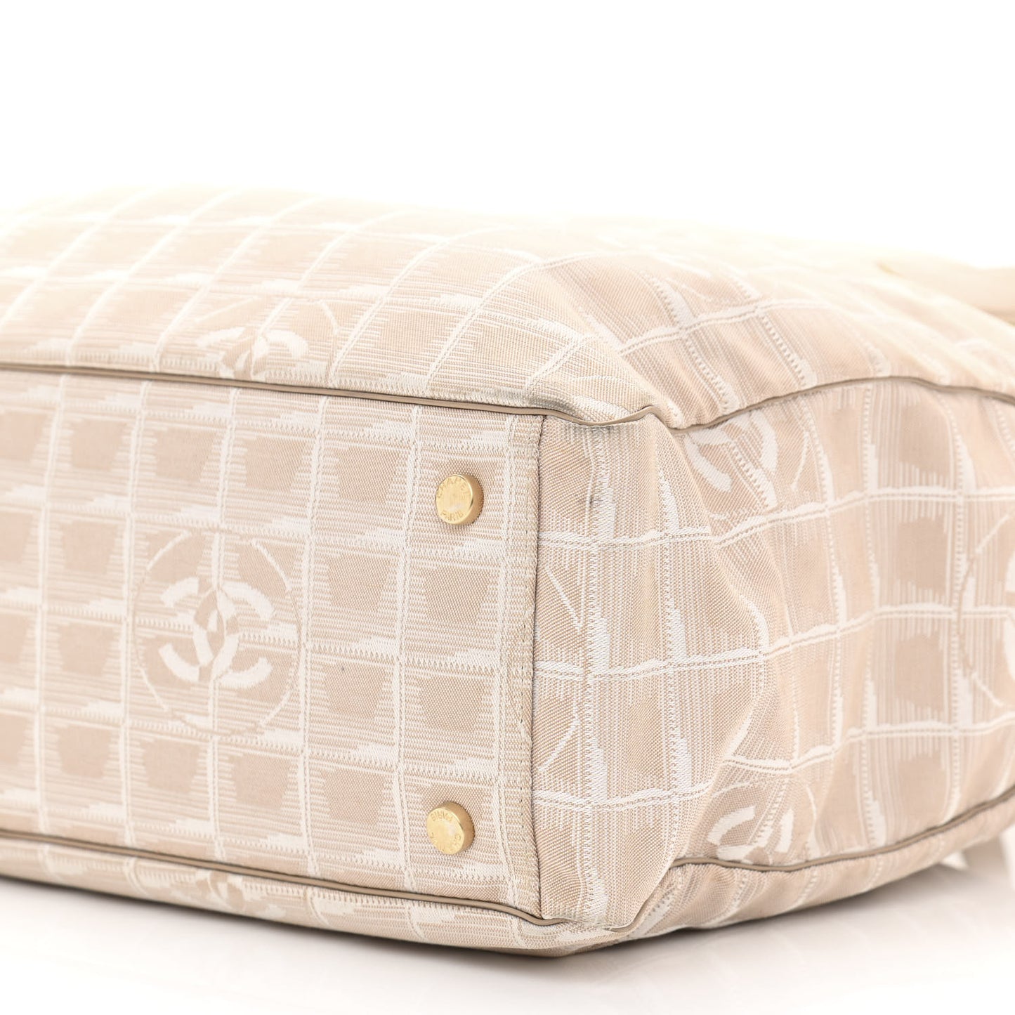 Nylon Travel Large Tote Beige