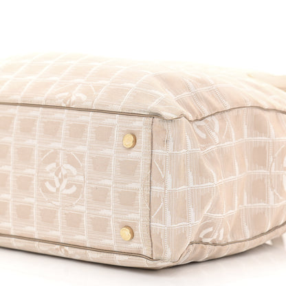 Chanel Nylon Travel Large Tote Beige 10 of 14