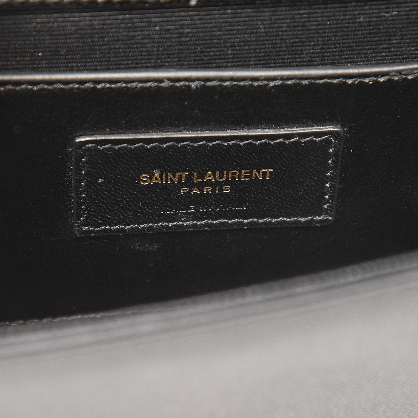 Grain De Poudre Classic Monogram Kate Clutch Black