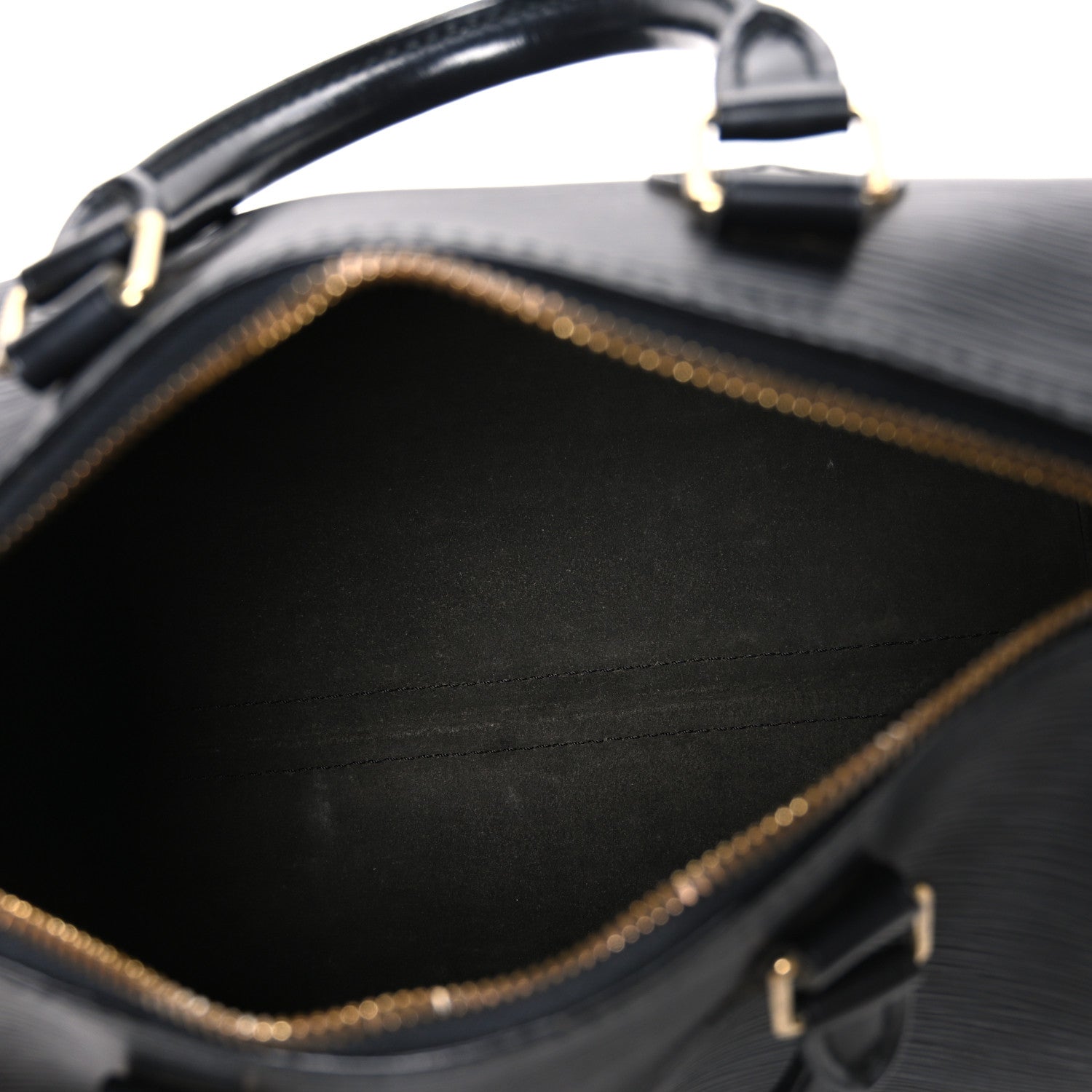 Louis Vuitton Epi Speedy 25 Black 5 of 10