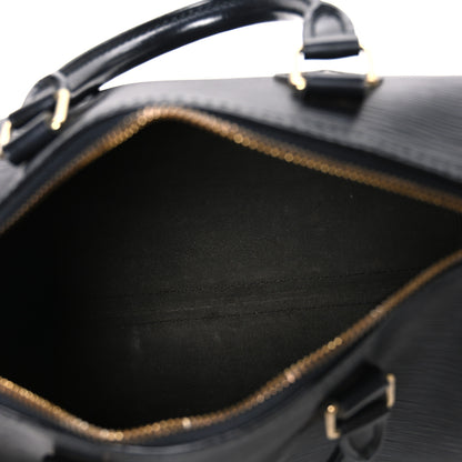 Louis Vuitton Epi Speedy 25 Black 5 of 10
