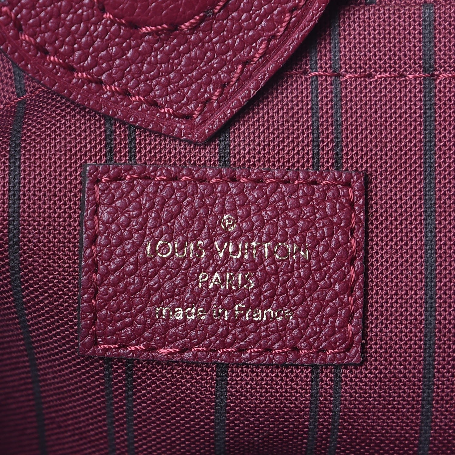 Louis Vuitton Empreinte Mazarine MM Raisin 6 of 7