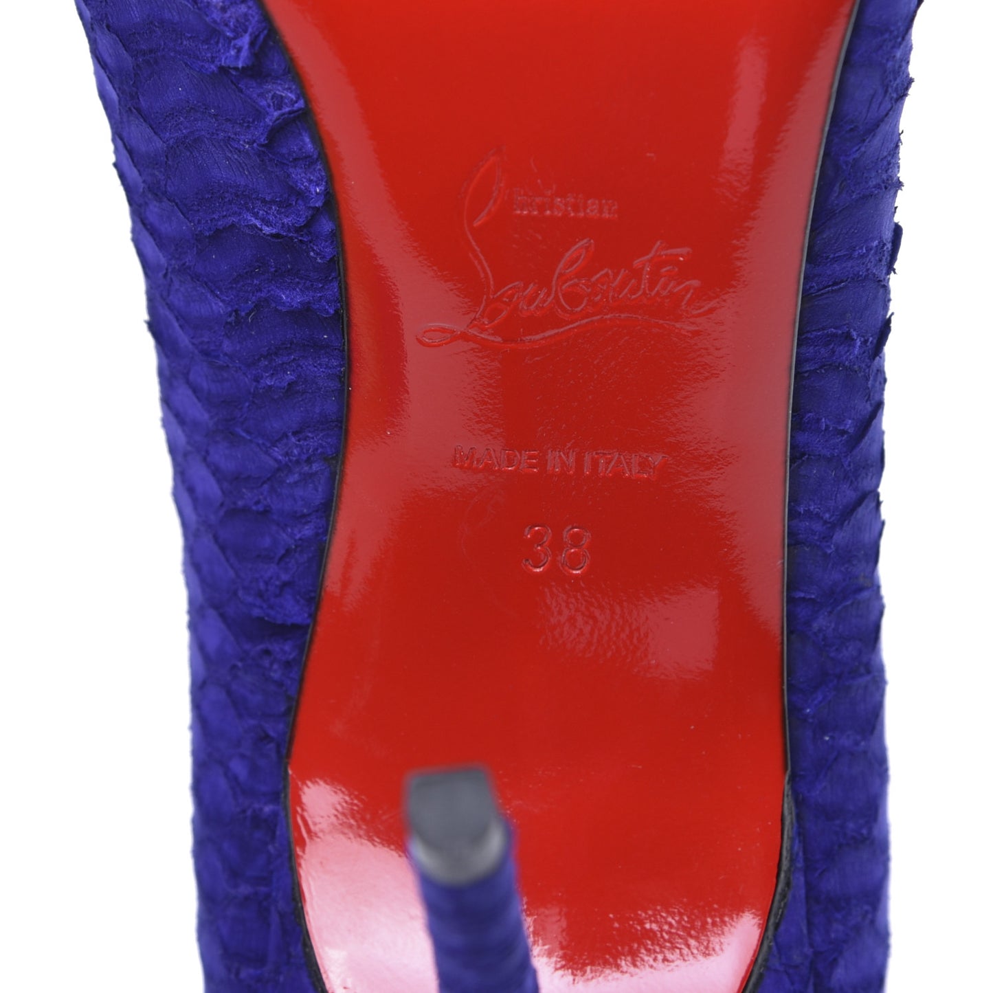 Watersnake Nubuck Decollete 554 100 Pumps 38 Purple Pop