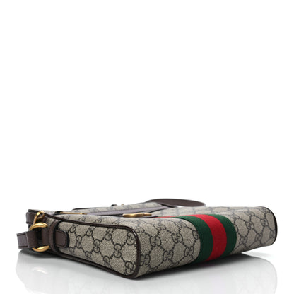 Gucci GG Supreme Monogram Web Small Ophidia Messenger Bag Brown 4 of 9