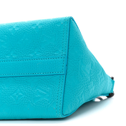 Louis Vuitton Taurillon Monogram Triangle Messenger Turquoise 9 of 9