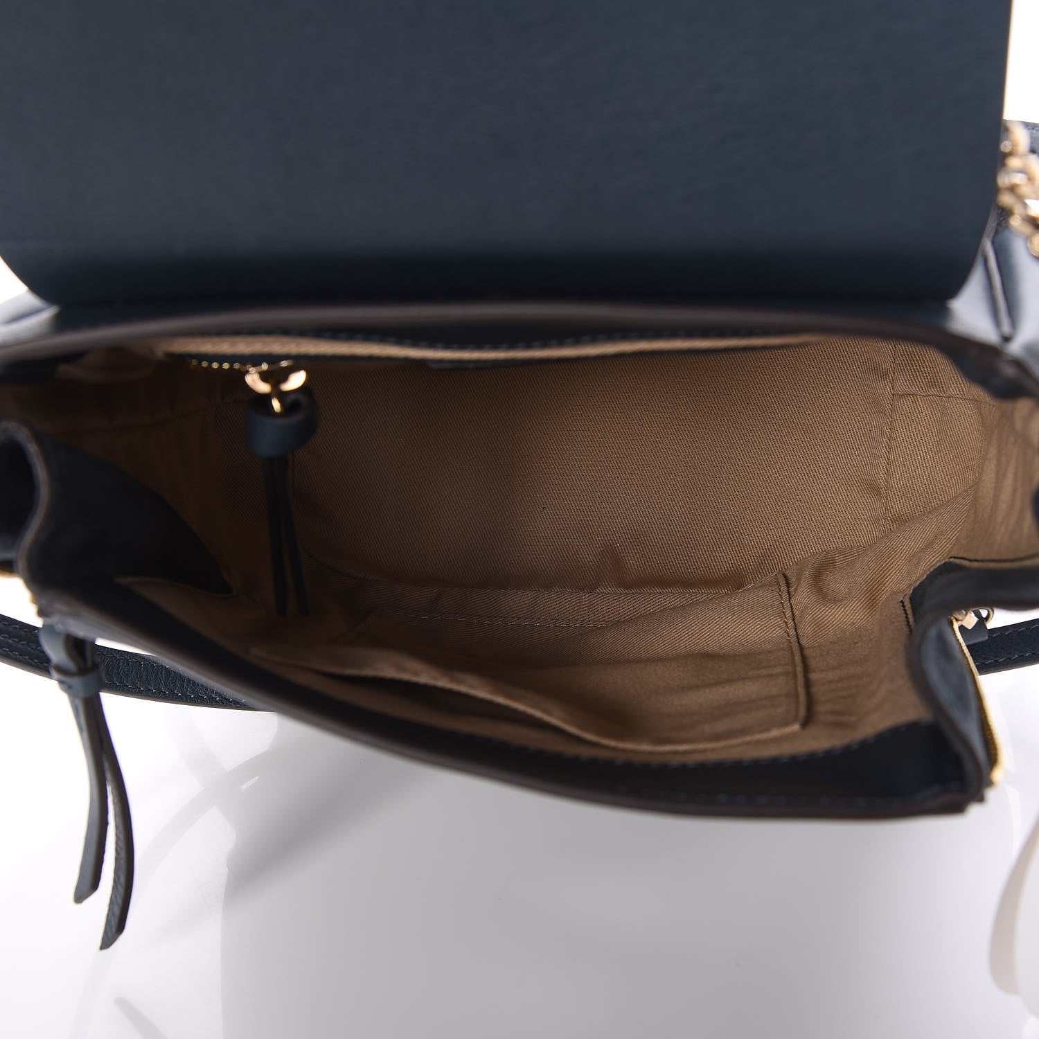 Chloe Suede Calfskin Small Faye Backpack Silver Blue 5 of 7