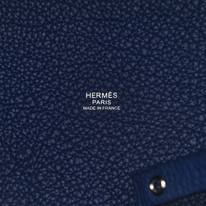 Hermes Taurillon Clemence Picotin Lock 18 PM Bleu Saphir 6 of 10