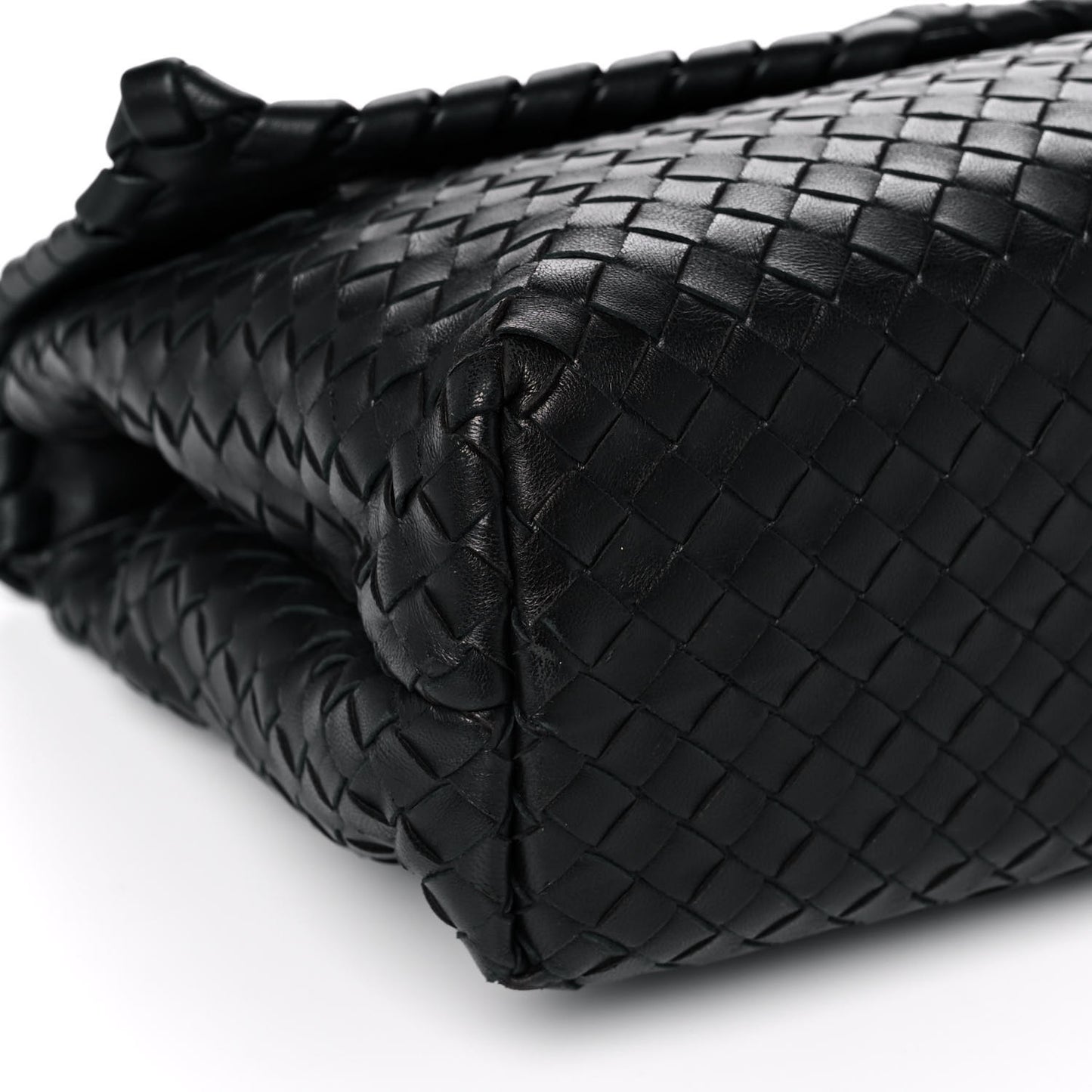 Nappa Intrecciato Small Olimpia Bag Black