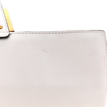 Fendi Nappa FF 1974 Embossed Baguette White 14 of 23