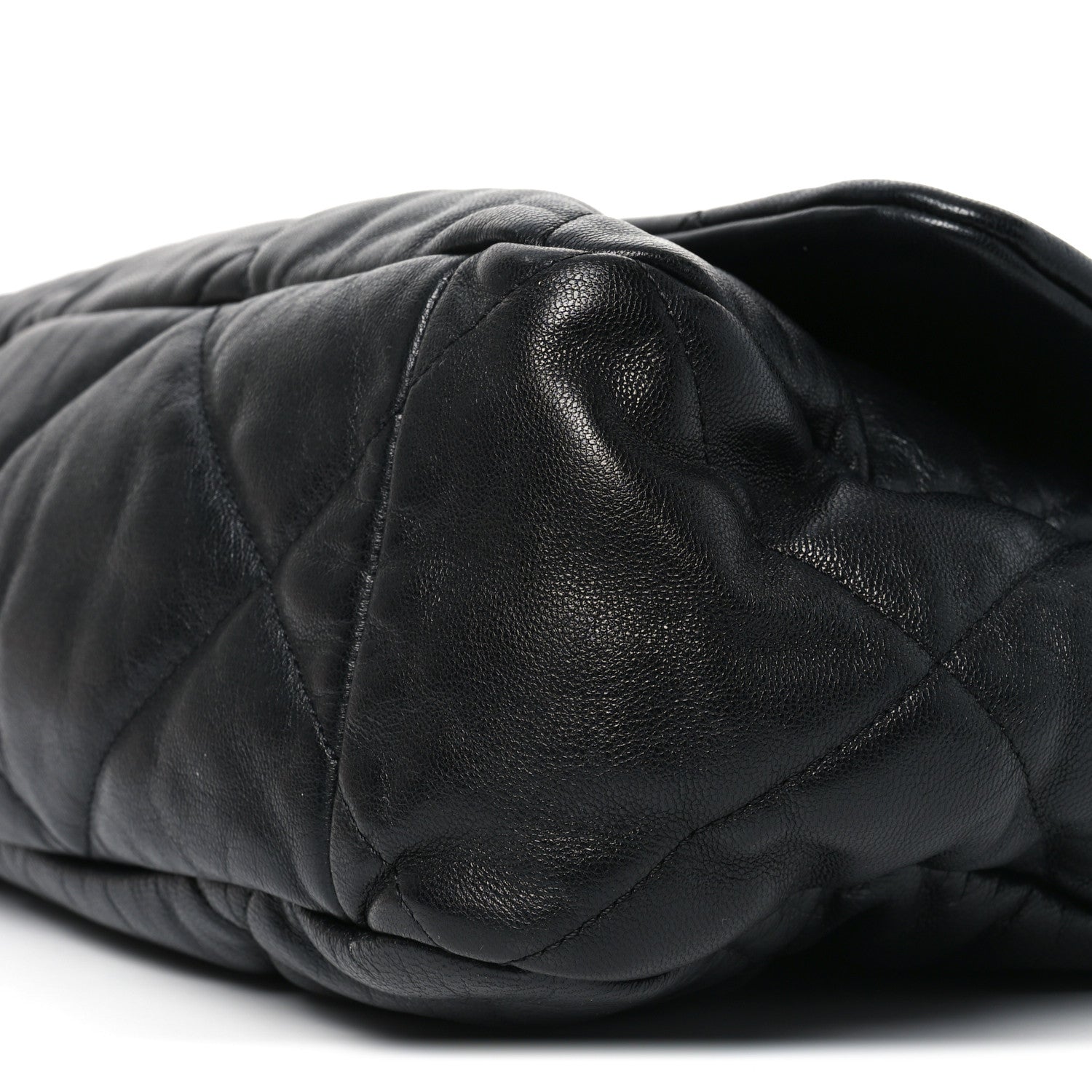 Chanel Goatskin Quilted Maxi Chanel 19 Flap Black 10 of 10