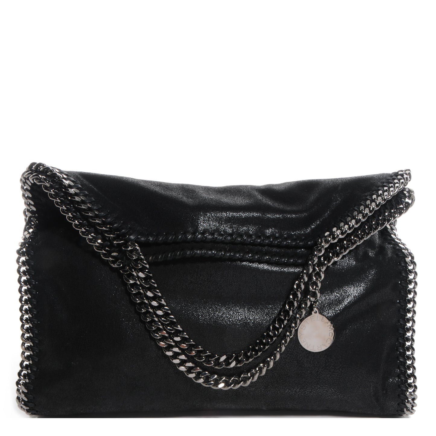 Faux Leather Shaggy Deer Falabella Black
